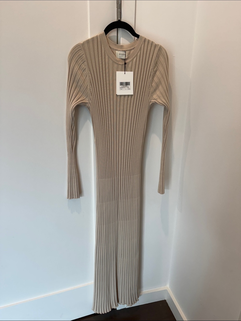 Dissh Rib Knit maxi dress